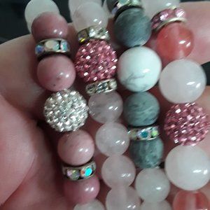 rose quartz bracelets